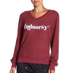 Wildfox Baggy Beach Sweater Top Indoorsy